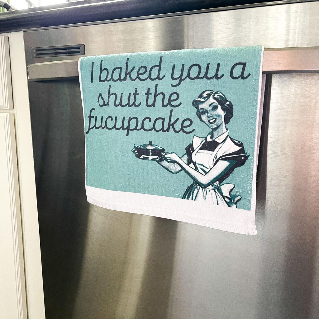 Shut the Fucupcake Kitchen Towel