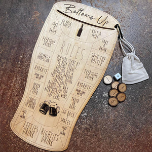 Bottoms Up Board Game Instant Download *FILES ONLY*