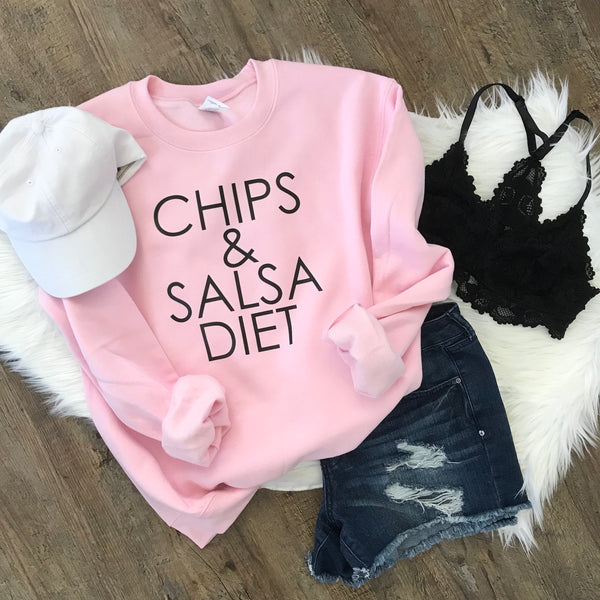 Wildfox chips and store salsa diet sweatshirt