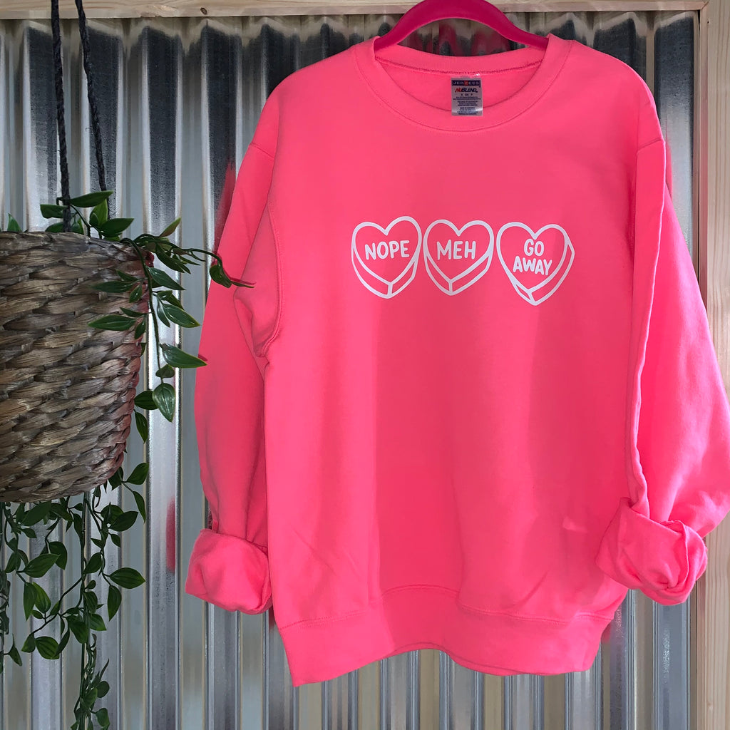 Candy Hearts Valentine’s Day Sweatshirt